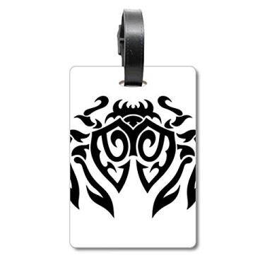 Imagem de Ilustração Preta, Estampa de Aranha com Insetos e Etiqueta para Bagagem, Cartão, Scutcheon