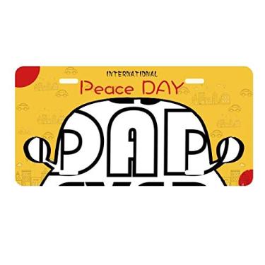 Imagem de DIYthinker Placa de carro com a frase Best Dad Ever para Dia dos Pais