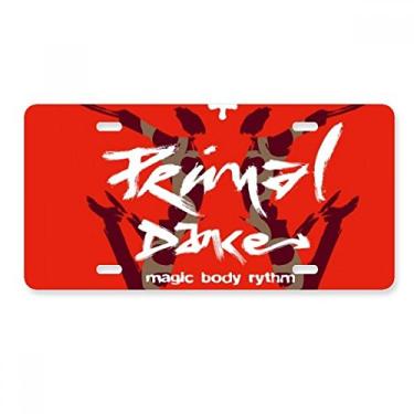 Imagem de DIYthinker Graffiti Street Music Body Pattern Placa de carro Decoração de carro Acessório de aço inoxidável