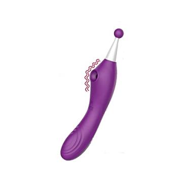 Imagem de Vibrador Ponto G Feminino Brinquedos Sexual 3 em 1 Sucção e Estimulador Erótico Zatla Shop (Roxo)