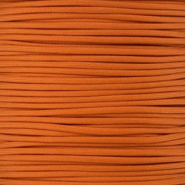 Imagem de Corda de paraquedas 550 tipo III 7 fios de 4 mm de diâmetro – cabo de sobrevivência de resistência à tração de 250 kg (30 metros, laranja queimado, enrolador)