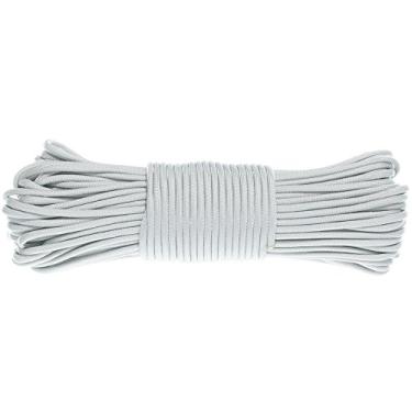 Imagem de Corda de corda de paraquedista G Goldberg 550 Tipo III – corda de paraquedas – cabo 550 – força de tração de 250 kg – 100% nylon – Feito nos EUA, Silver Grey, 1000 Feet