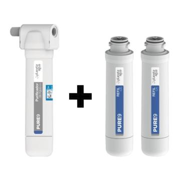 Imagem de Filtro Purificador Água Planeta Água Pure9 Reduz O Cloro + 2