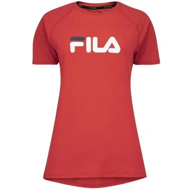 Imagem de Camiseta Fila Pro Feminina - Vermelho-Feminino