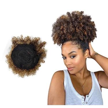 Imagem de Aplique Coque Afro Puff Fibra Sintética P10 Cor:#F1B/613