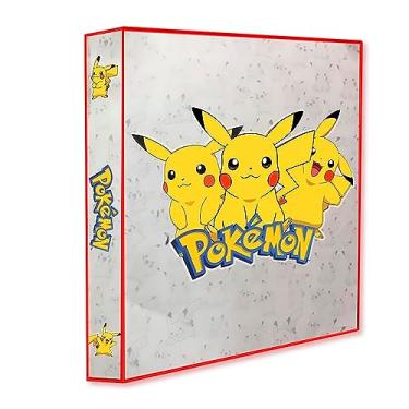 Pasta Tipo Fichário Pokémon + 30 Folhas Yes + 9 Cards