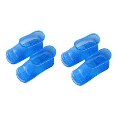 Imagem de Balacoo 2 Pares Sapatos De Banho De Pé Sapatos De Banho De Massagem Banheira De Pés Recipiente Para Banho De Pés Balde De Relaxamento Para Os Pés Sapatos De Massagem Sandálias Pvc Pedicure
