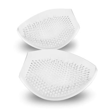 Imagem de Yofidra Inserções de sutiã de silicone e realçadores de seio, adicione 2 xícaras, respirável, reutilizável, 1 par, Respirável, G