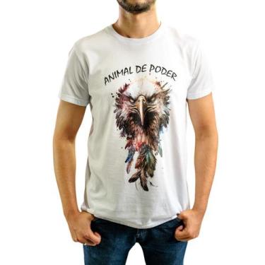 Imagem de Camiseta Animal De Poder  Águia Guardiã Xamânica Totem Olhos De Águia