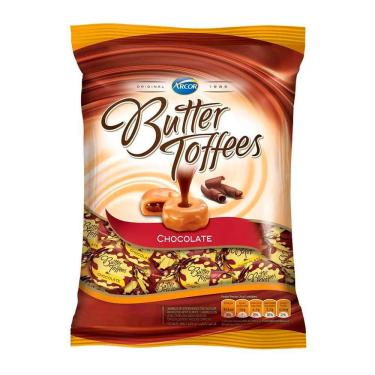 Imagem de Balas Arcor Butter Toffees Sabor Chocolate 100g