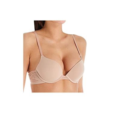 Imagem de OnGossamer Sutiã micro push-up elegante, almofadas de pelúcia, Champanhe, (36) DD