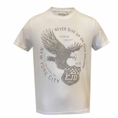 Imagem de Camiseta Ellus Cotton Fine Eagle Premium Branca