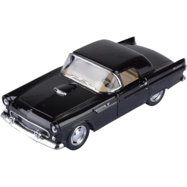 Imagem de 1955 Ford Thunderbird Hard Top In Black Diecast 1:36 Scale By Kinsmart