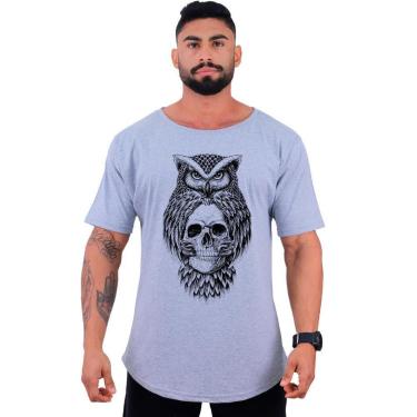 Imagem de Camiseta Morcegão Masculina MXD Conceito Caveira da Coruja-Masculino