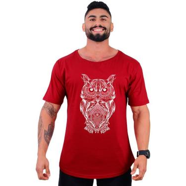 Imagem de Camiseta Morcegão Masculina MXD Conceito Coruja Rabiscada-Masculino