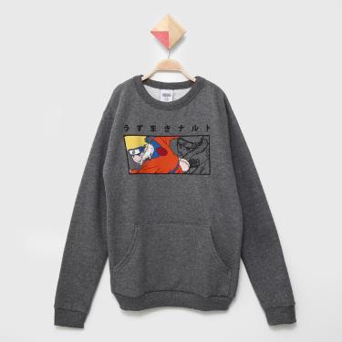 Imagem de Blusa Moletom Infantil Brandili Naruto Bolso Canguru Menino-Masculino