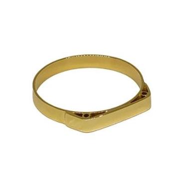 Imagem de Anel Em Ouro 18k 750 Chapinha Para Gravação-Feminino