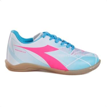 Imagem de Diadora, Chuteira Diadora Infantil Squadra II Futsal Cor:Branco;Tamanho:36