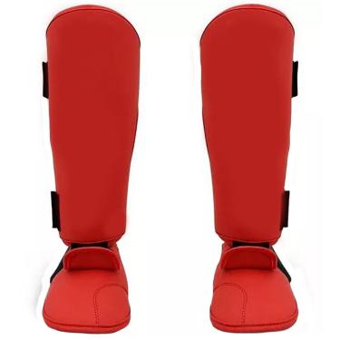 Imagem de Caneleira de Karatê Shinai com Protetor de peito de pé Infantil