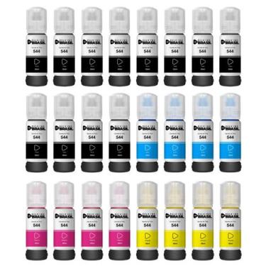Imagem de KIT 24 Refil de Tinta Para Epson T544 L3210 - Bulk Ink do Brasil