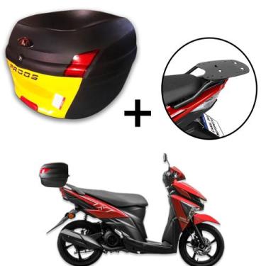 Imagem de Baú 34 litros Awa Proos com Bagageiro para NEO 125 2016-2023, Amarelo