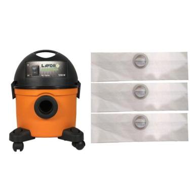Imagem de Saco Descartável Aspirador Pó Lavor Wash Compact Eco 1250w C/ 03 Un. -