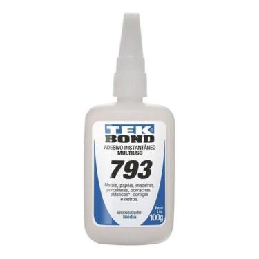 Imagem de Cola Instantânea Média Viscosidade 100g 793 Tekbond