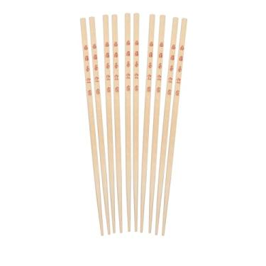 Imagem de Helen's Asian Kitchen Hashis, 26 cm, 10 pares, bambu natural