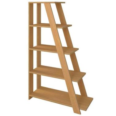 Imagem de Estante Livreiro Multiuso Decorativa Star 5 Prateleiras Freijo - Artan
