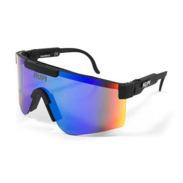 Imagem de Óculos de Sol Performance Hupi Maverick Preto - Lente Verde Espelhado,