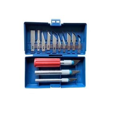 Imagem de Kit de Estilete Precisão para Patchwork Scrapbook e Artesanato - 16 pe