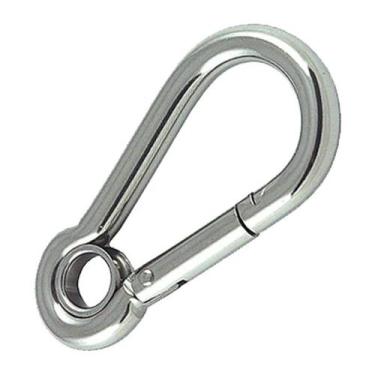 Imagem de Mosquetão Engate Rápido Inox 316 DIN 5299 C/ Olhal 10x100 - Noster