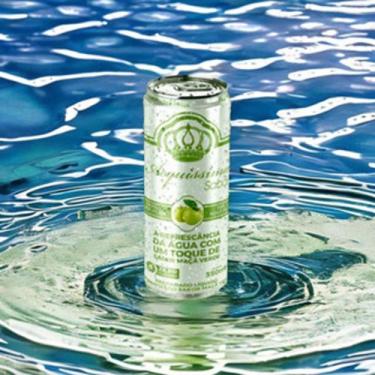 Imagem de Água Saborizada Acquissima sabores Lata 350Ml caixa com 12 unidades, M