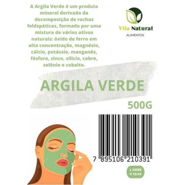 Imagem de Argila Verde 500g -  Vila Natural