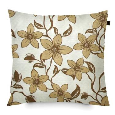 Imagem de Almofada Firenze 40x40cm Floral Bege - FASTLAR