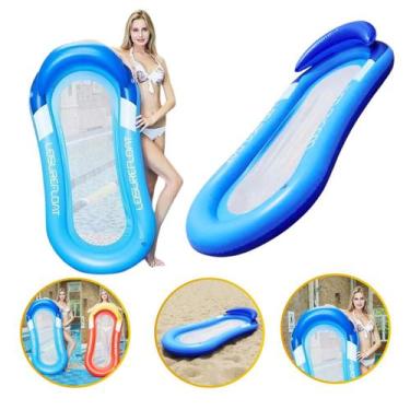 Imagem de Boia Colchão Inflável Praia Piscina Grande Deitar Encosto  - Arca dist