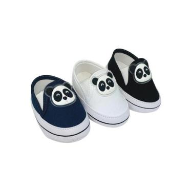 Imagem de Kit Com 3 Pares Sapatinho De Bebê Sapato De Bebê Direto Da Fabrica T51