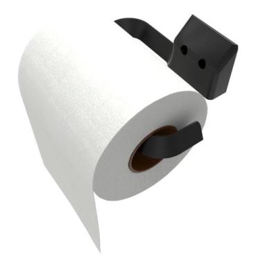Imagem de Suporte Porta Papeleira de Parede para Papel Higiênico Banheiro - ARTB