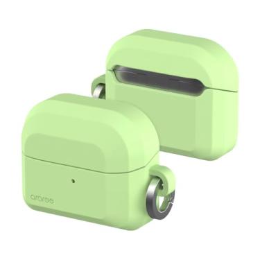 Imagem de araree Brio Capa de silicone premium macia e flexível à prova de choque para Samsung Galaxy Buds 3 / Buds 3 Pro com mosquetão, proteção total, carregamento sem fio, acessórios de fone de ouvido -