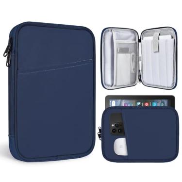 Imagem de Capa de transporte para tablet de 8 polegadas para Amazon Kindle Fire 8/Fire 8 Plus de 8,8 polegadas Samsung Galaxy Tab A9/Tab A7 Lite/Tab A, iPad Mini 6 5 4 3 2 1, Lenovo Tab M9 M8 (azul)