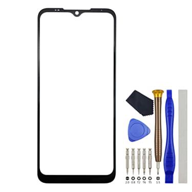 Imagem de Substituição de vidro de tela externa de 6,5 polegadas para Motorola Moto G Play 2021 XT2093-3 XT2093-DL XT2093DL Preto