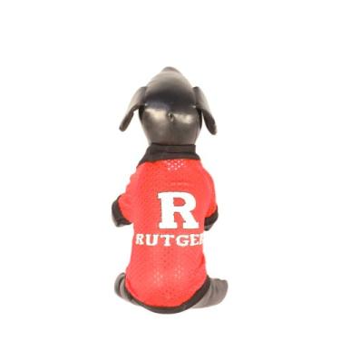 Imagem de Camiseta de malha atlética NCAA Rutgers Scarlet Knights (cor do time, médio)