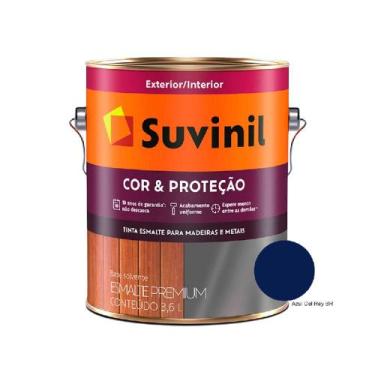 Imagem de Suvinil esmalte premium cor e proteção bril azul del rey 3,6lt - 00007