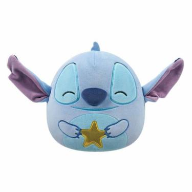 Imagem de Pelúcia Squishmallows 20cm do Stitch com Estrela - Disney