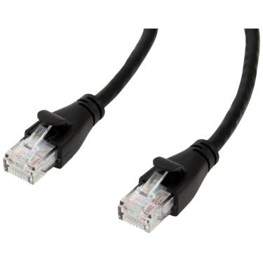 Imagem de Cabo de conexão Ethernet Amazon Basics RJ45 Cat 6 3m preto
