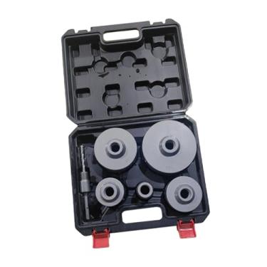 Imagem de Generic Kit de cortador de furos de concreto de 6 peças 40 mm 65 mm 80 mm 100 mm 125 mm Acessórios para parede de tijolos de cimento Liga de carboneto com