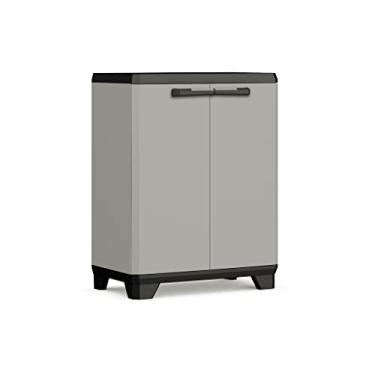 Imagem de Armário Keter Low Reciclado Cinza – Sustentável, Moderno e Super Resistente para Áreas Externas