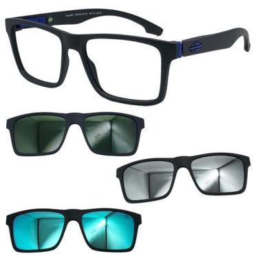 Imagem de Oculos Mormaii Swap NG2 6153 Preto A41 Com 3 Clipons Escolha, G15, Azu