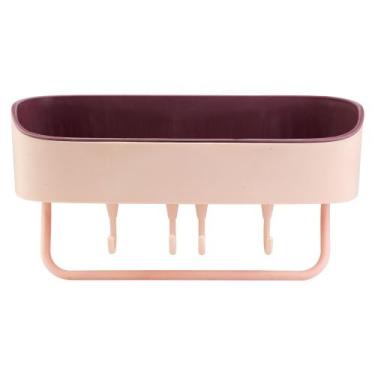Imagem de Suporte Organizador multiuso com ganchos - Yaay, Rosa