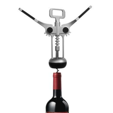 Imagem de Saca Rolha Abridor De Garrafas Vinho Metal Tipo Borboleta - Art House 